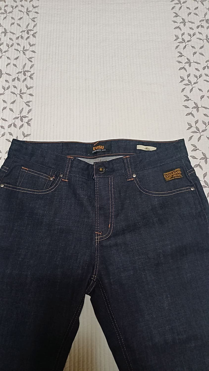 에비수 약간스판청바지 32인치 기장109 상품이미지2