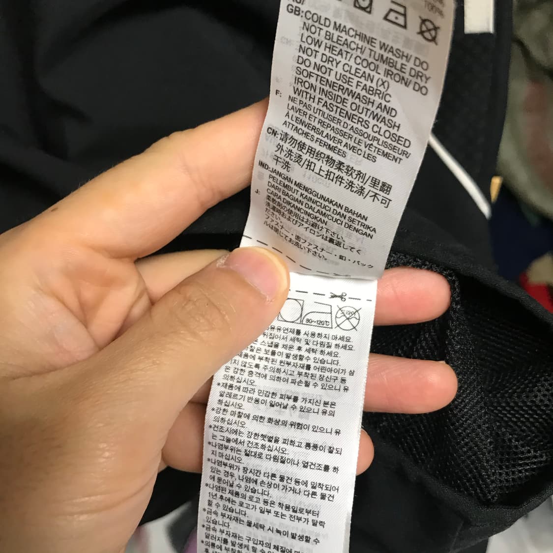 아디다스 삼선 오버핏 바람막이 상품이미지5