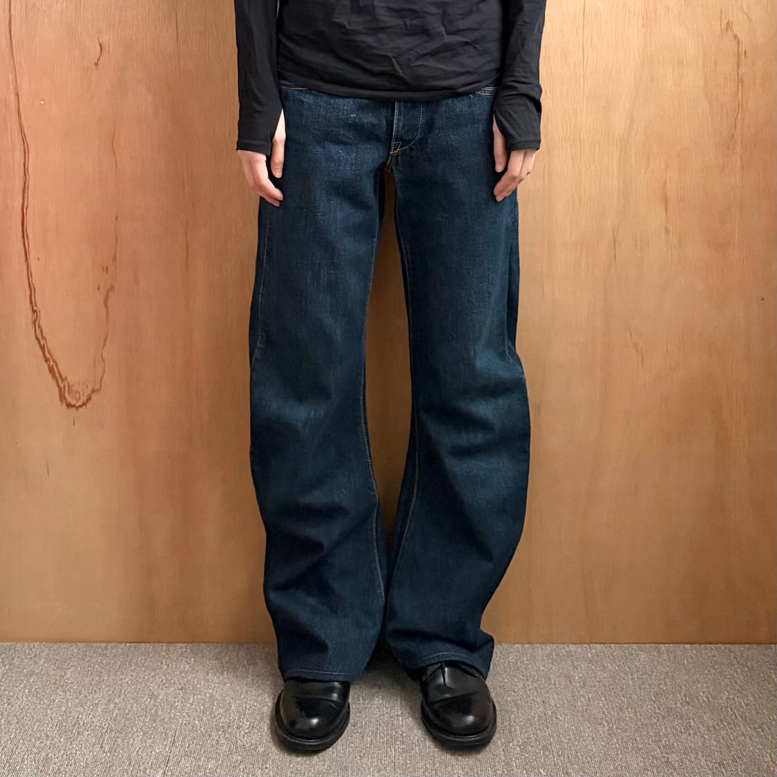 wjk 바나나 플레어 데님 팬츠 상품이미지1