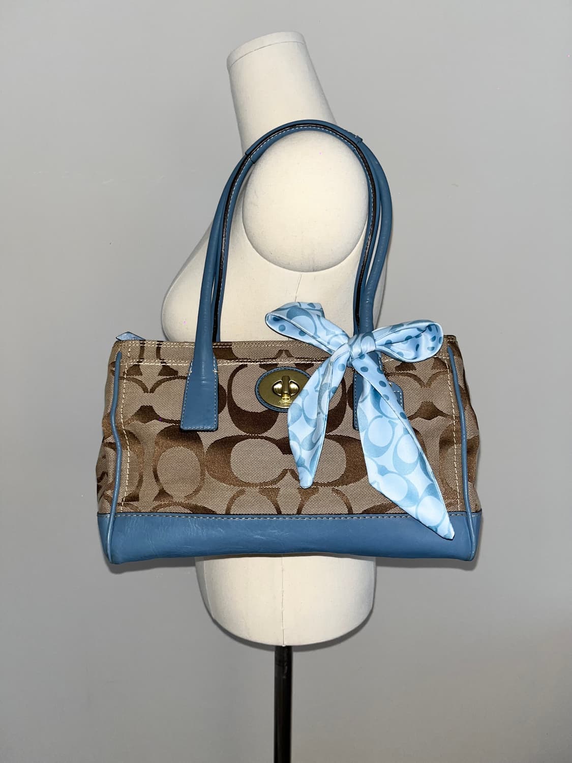 2000ss COACH skyblue Shoulder bag 상품이미지1