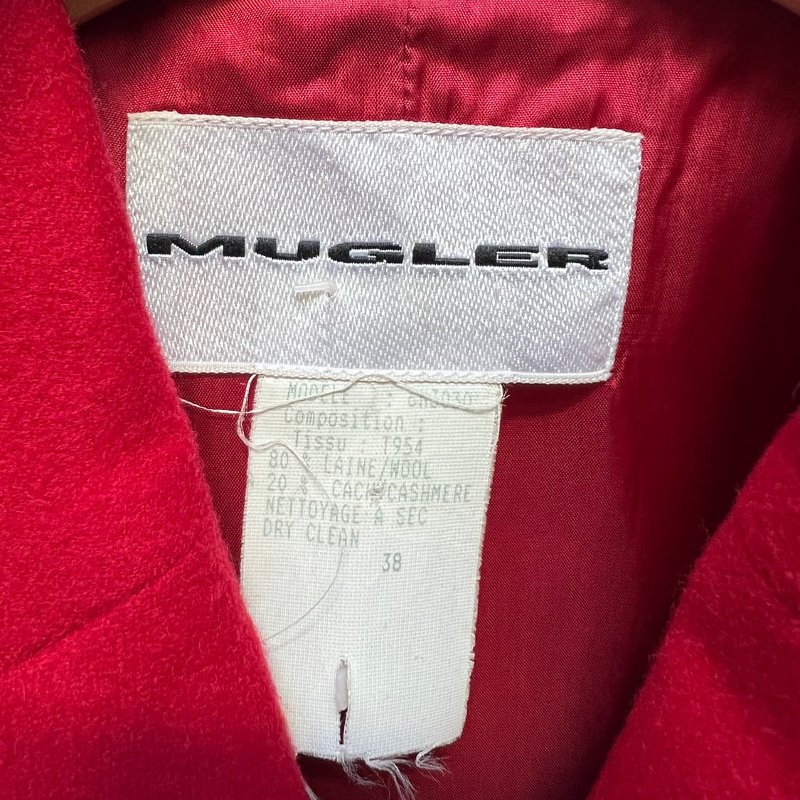 MUGLER 캐시미어 블렌드 울 블레이저 상품이미지8