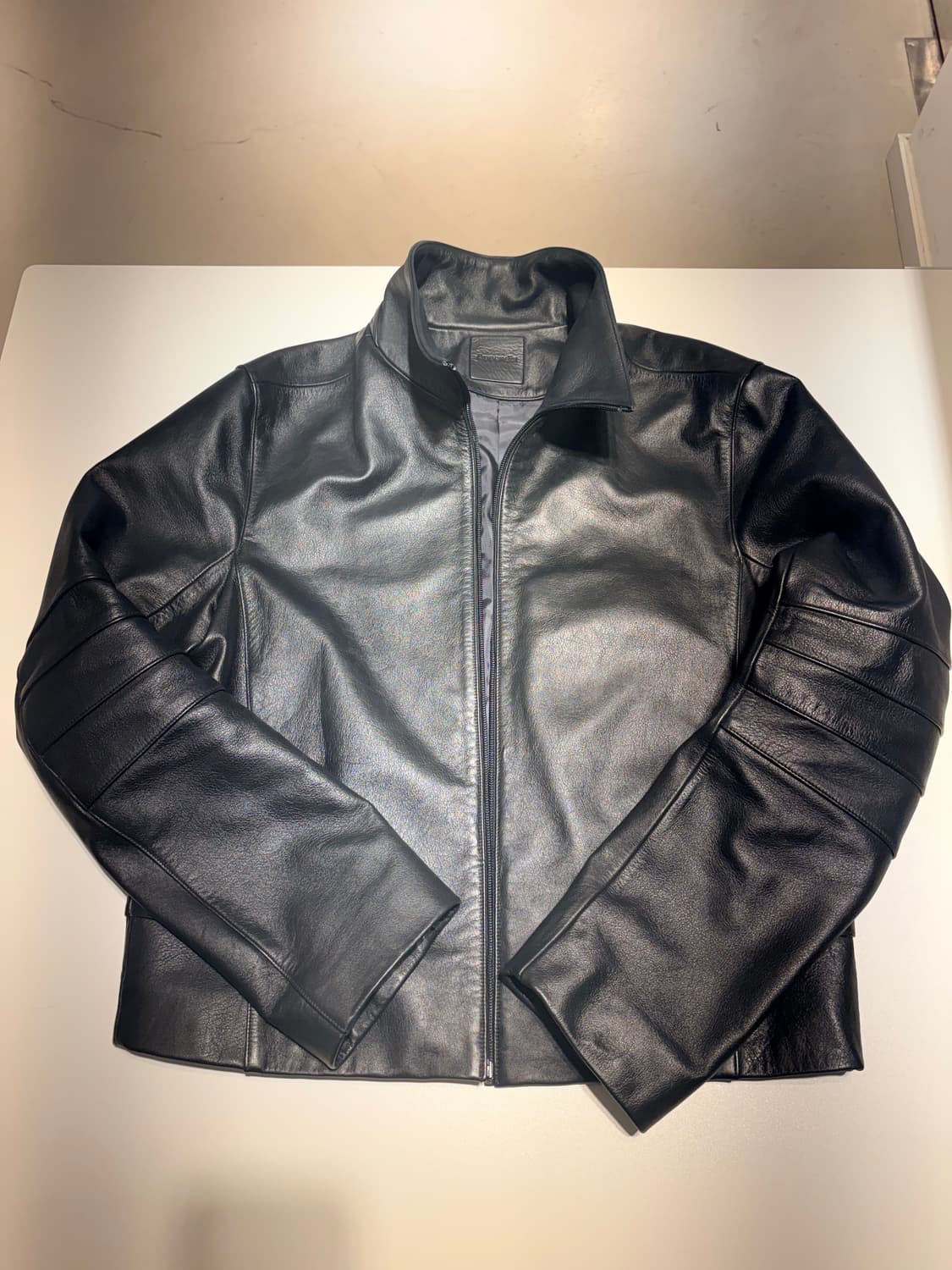 Mudule 014 레더자켓 3 SIZE 블랙컬러 상품이미지2