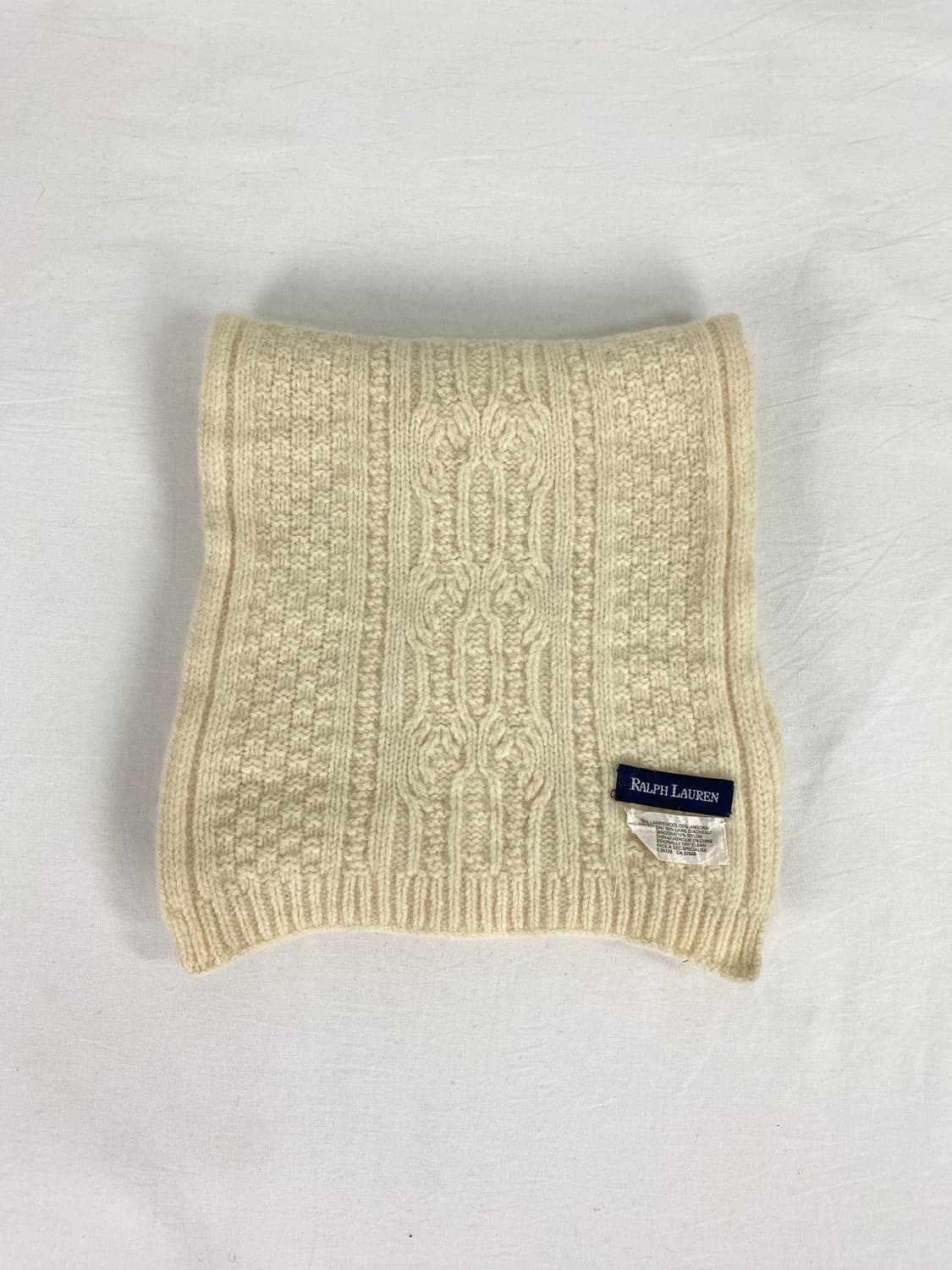 랄프로렌 꽈배기 램스울 머플러 상품이미지1