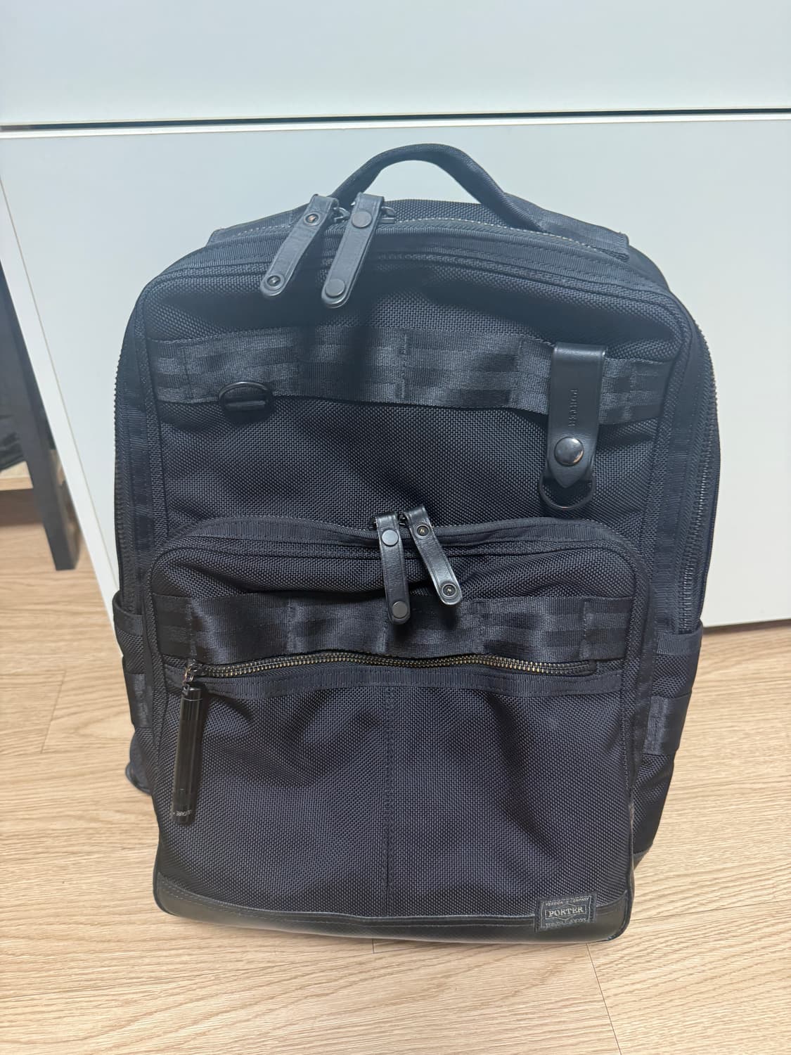 요시다 포터 백팩 HEAT DAYPACK BLACK 상품이미지1