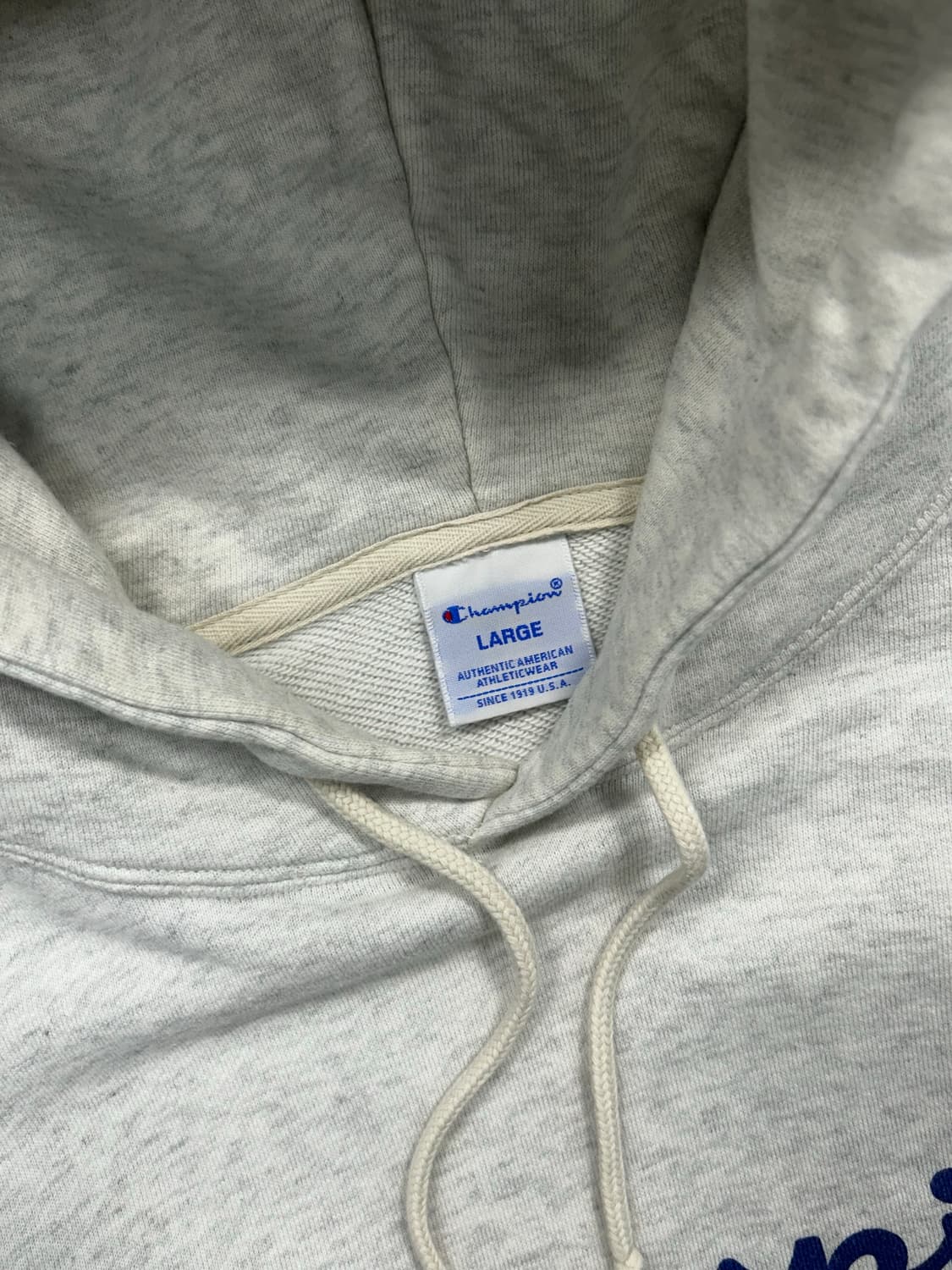 챔피온 어센틱 빅로고 후드티 L 상품이미지5