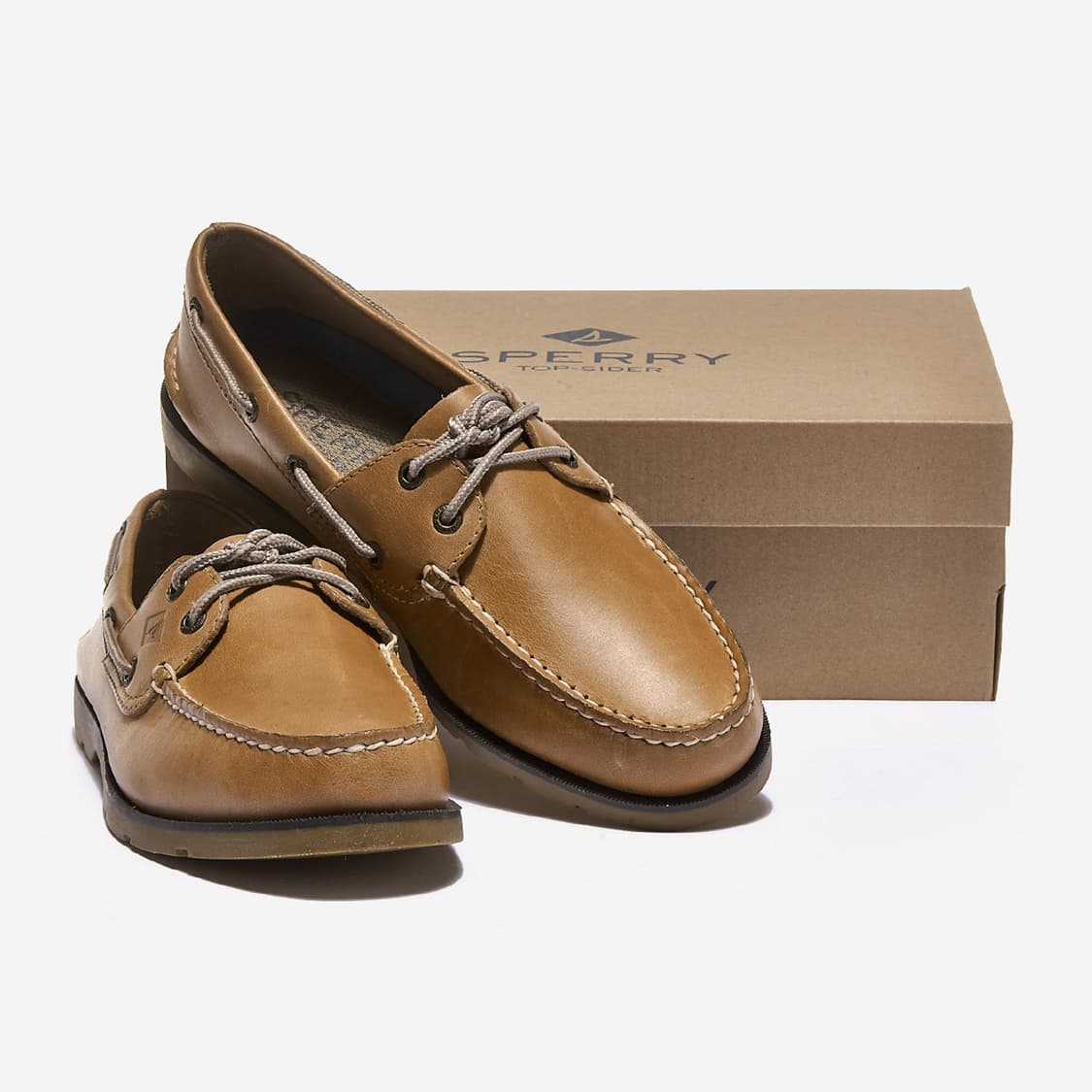 270 스페리 보트 데크슈즈 로퍼 구두 레더 카멜브라운0777894 상품이미지2