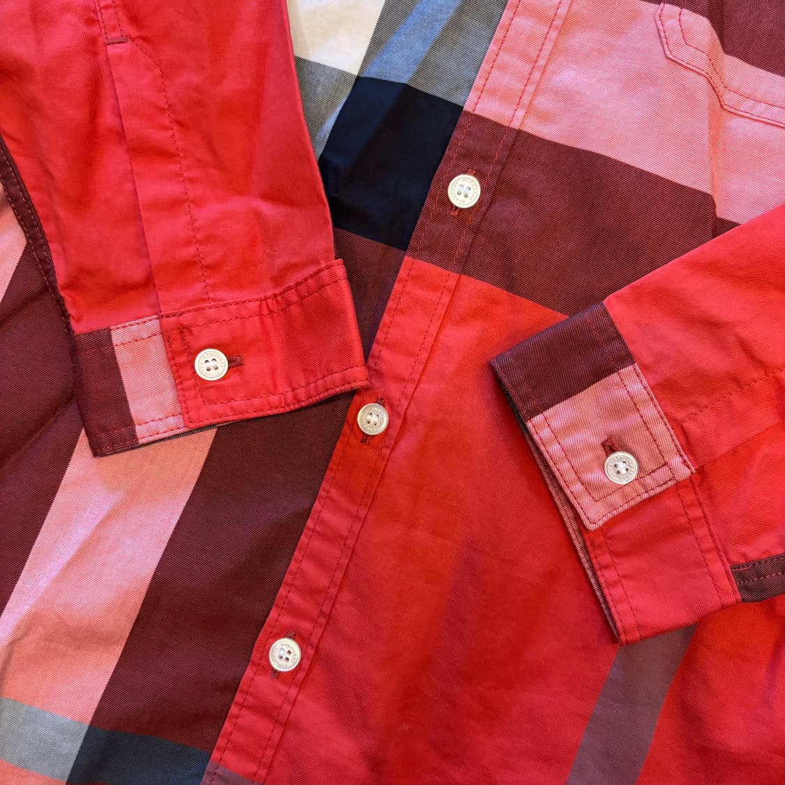 버버리 키즈 체크 남방 (12y)   상품이미지4