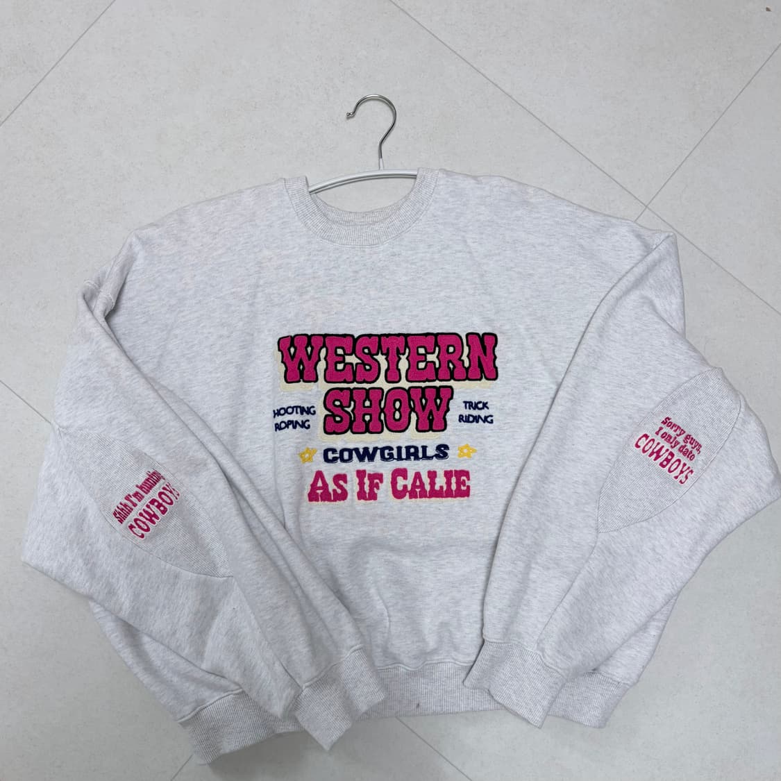 에즈이프 캘리 맨투맨 WESTERN SHOW SWEATSHIRT 상품이미지1