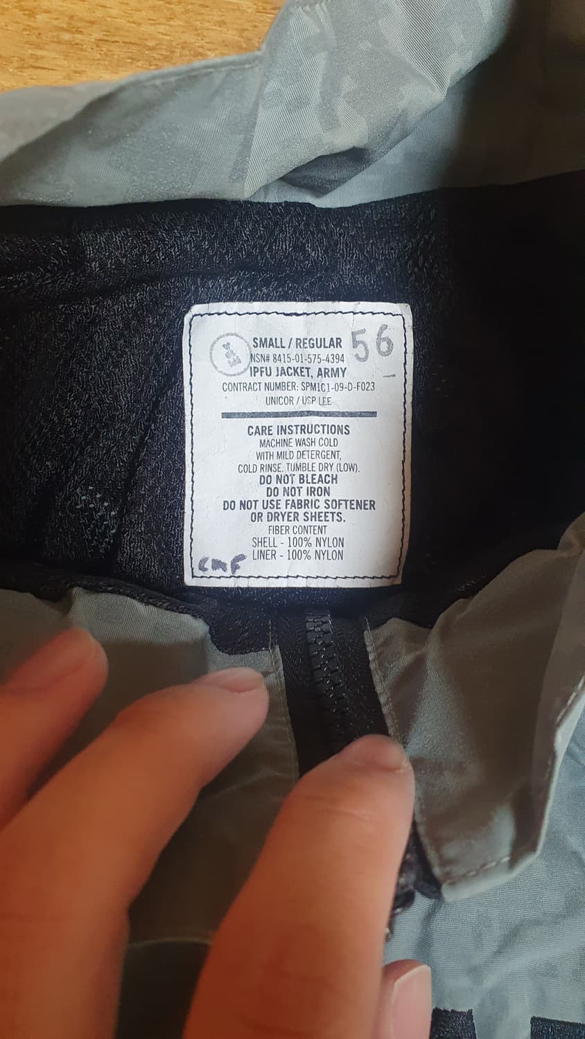 미군 오리지널 ipfu 상품이미지2