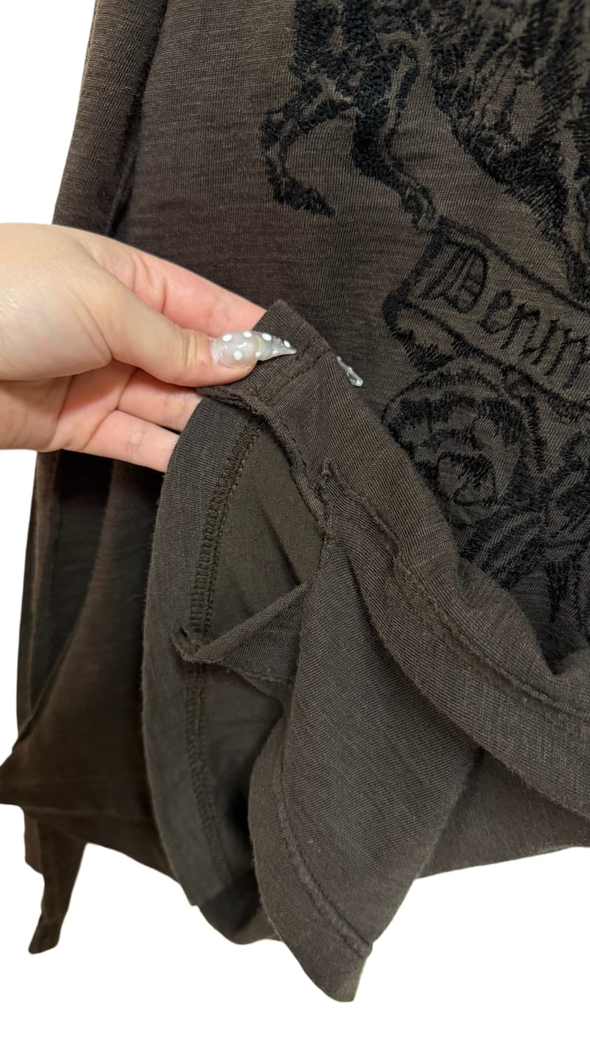 y2k 펑크 빈티지 에스닉 롱슬리브 티셔츠 상품이미지2