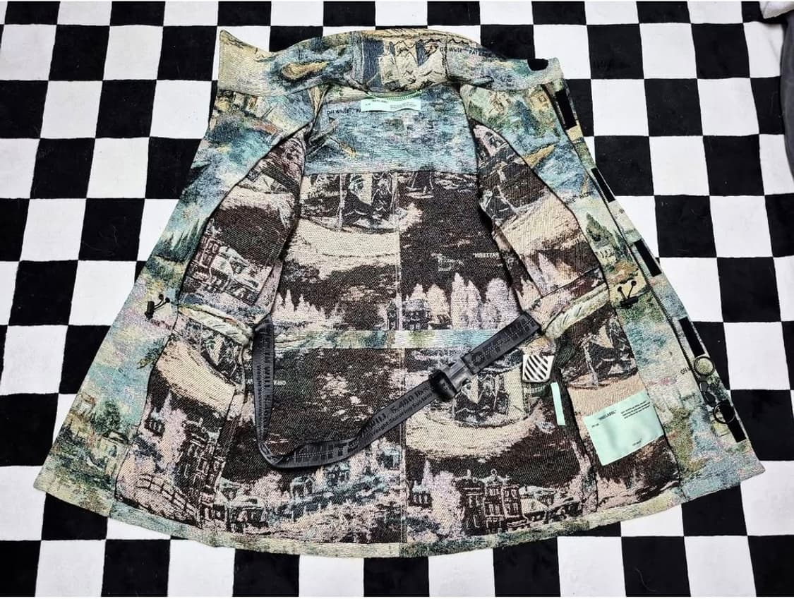 (버질 아블로 착용)오프화이트 마네 명작 자카드 레이크 파카 S 상품이미지2