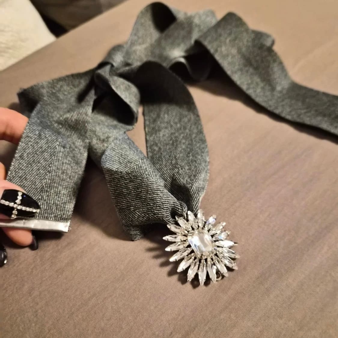 크리스탈 초커 "미착용 상품" 상품이미지4