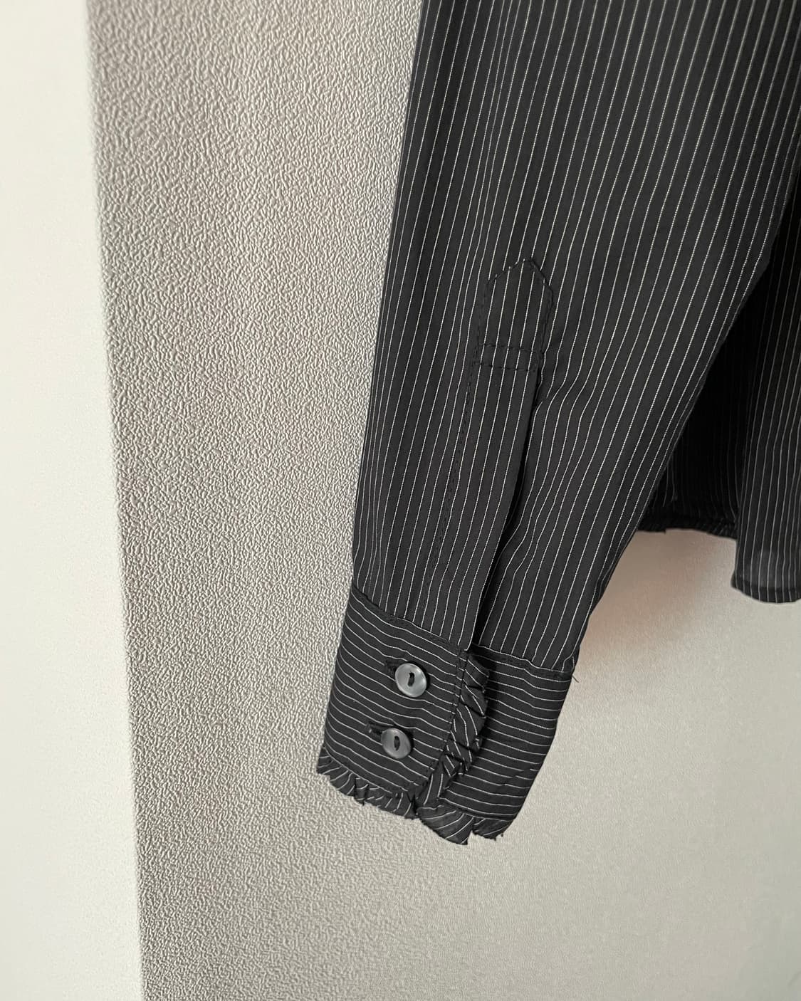 Pin stripe frill shirt 상품이미지3