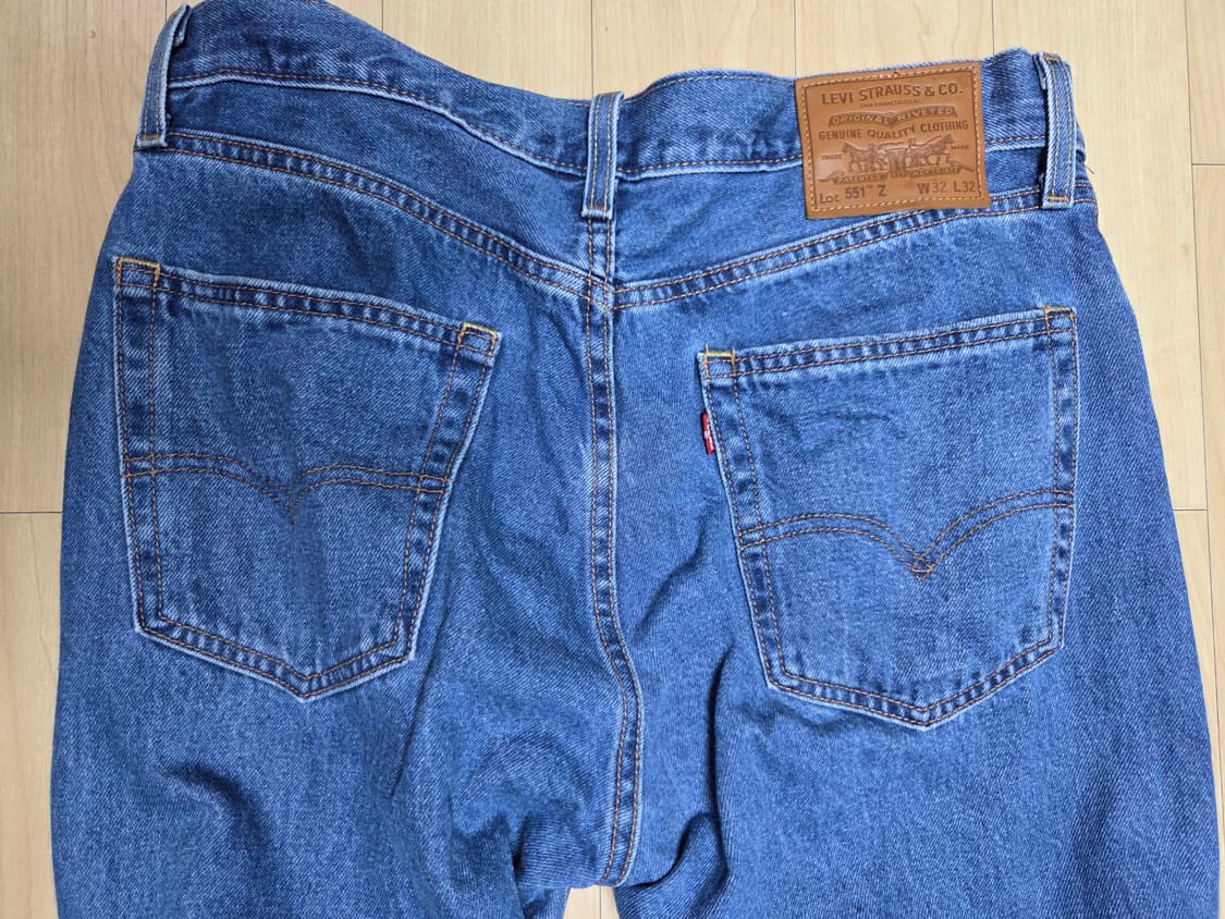 리바이스 551Z 어텐틱 스트레이트 데님 팬츠 32사이즈 상품이미지3