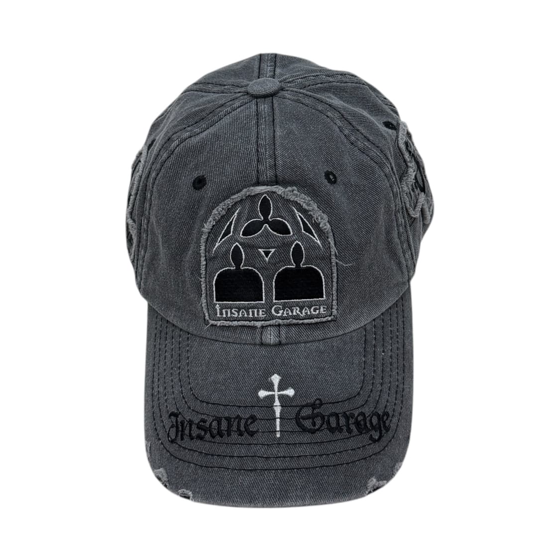 인세인개러지 그런지 패치 볼캡 모자 차콜 상품이미지1
