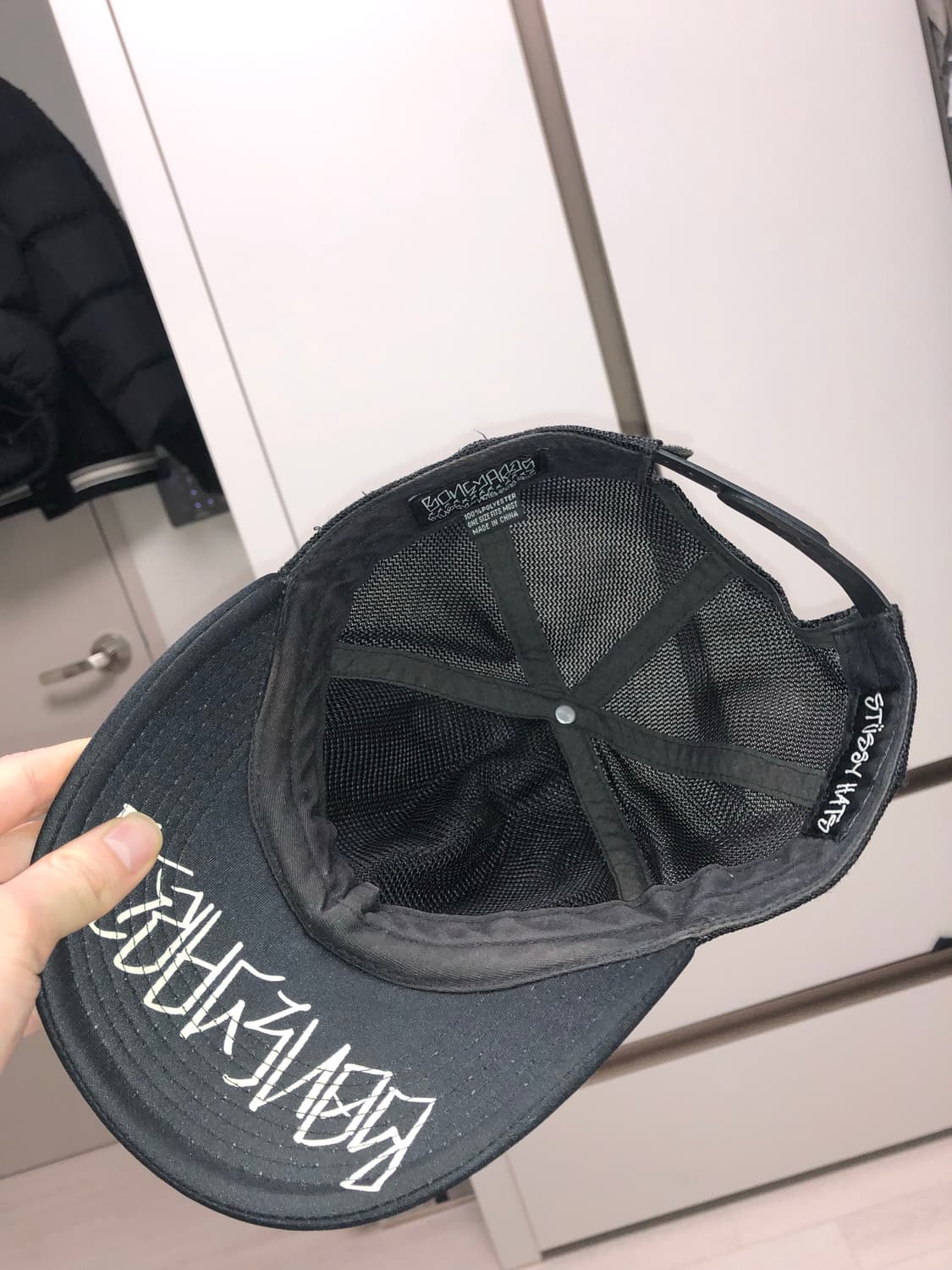 스투시 x 네이버후드 매쉬캡 상품이미지5