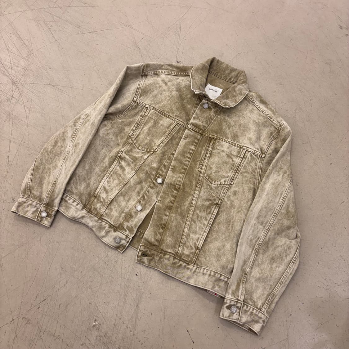 캘빈클라인 워싱 데저트 데님 자켓 상품이미지1