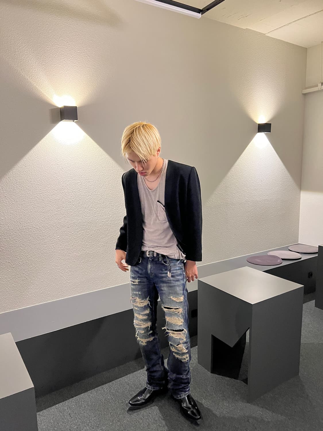 빈티지 크롭 마이 자켓 상품이미지3