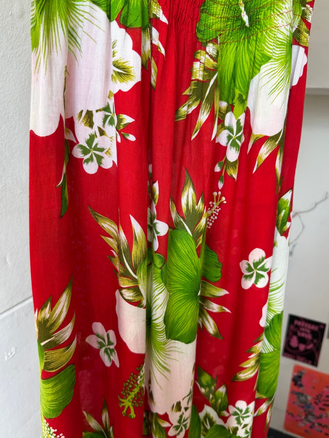 하와이안 오프숄더 롱 원피스 상품이미지6