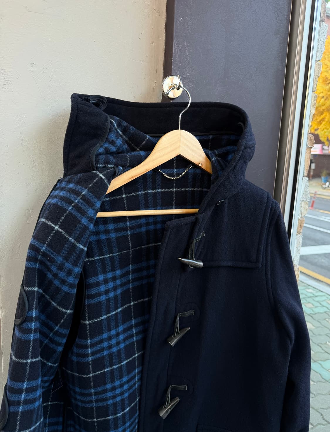 55/ 버버리 떡볶이 후디 울 코트 자켓 상품이미지5