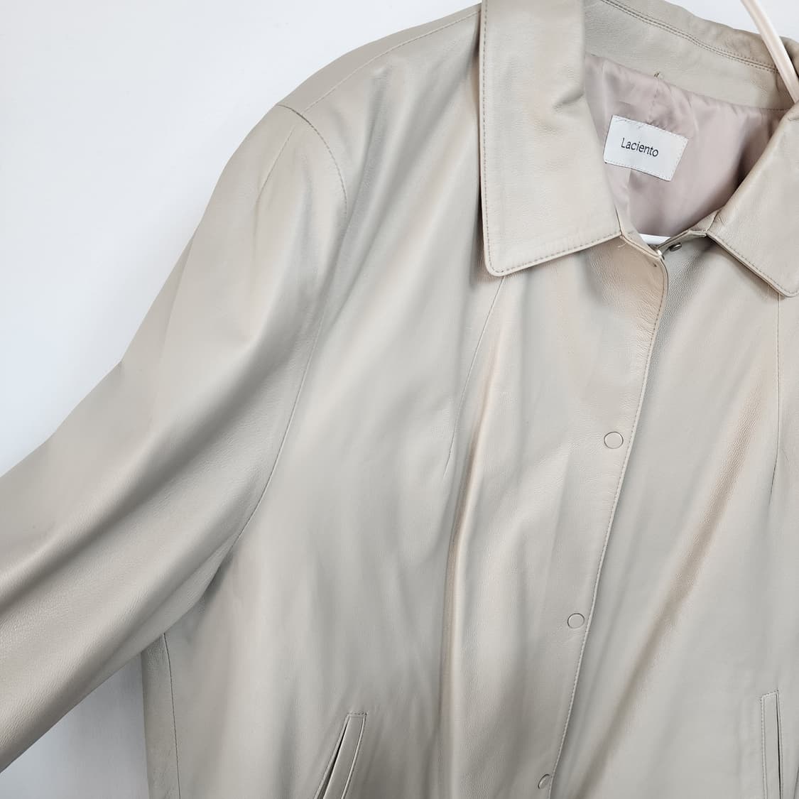 라시엔토 아이보리 양가죽 자켓 상품이미지3