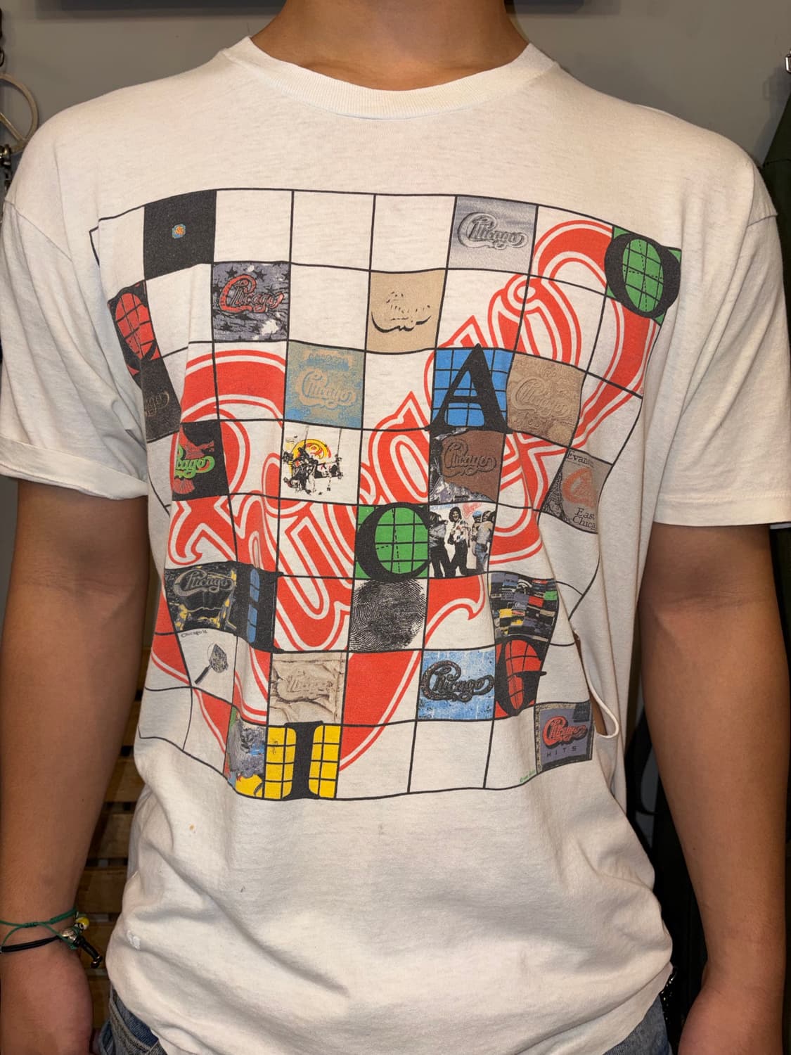 90‘s Chicago Hearts In Trouble tour T-sh 상품이미지4