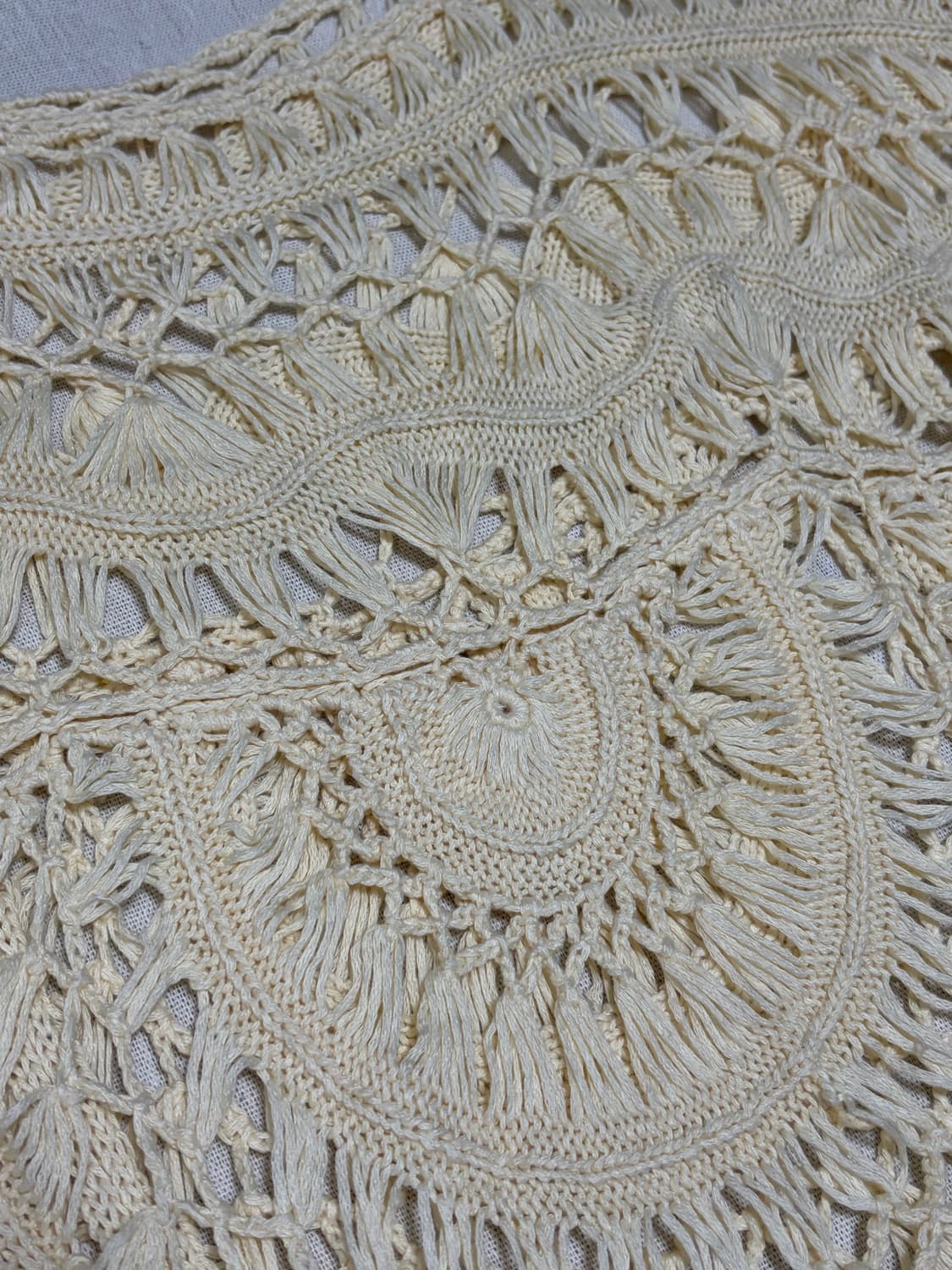 [elle] 엘르 크로쉐 그물 니트  상품이미지3