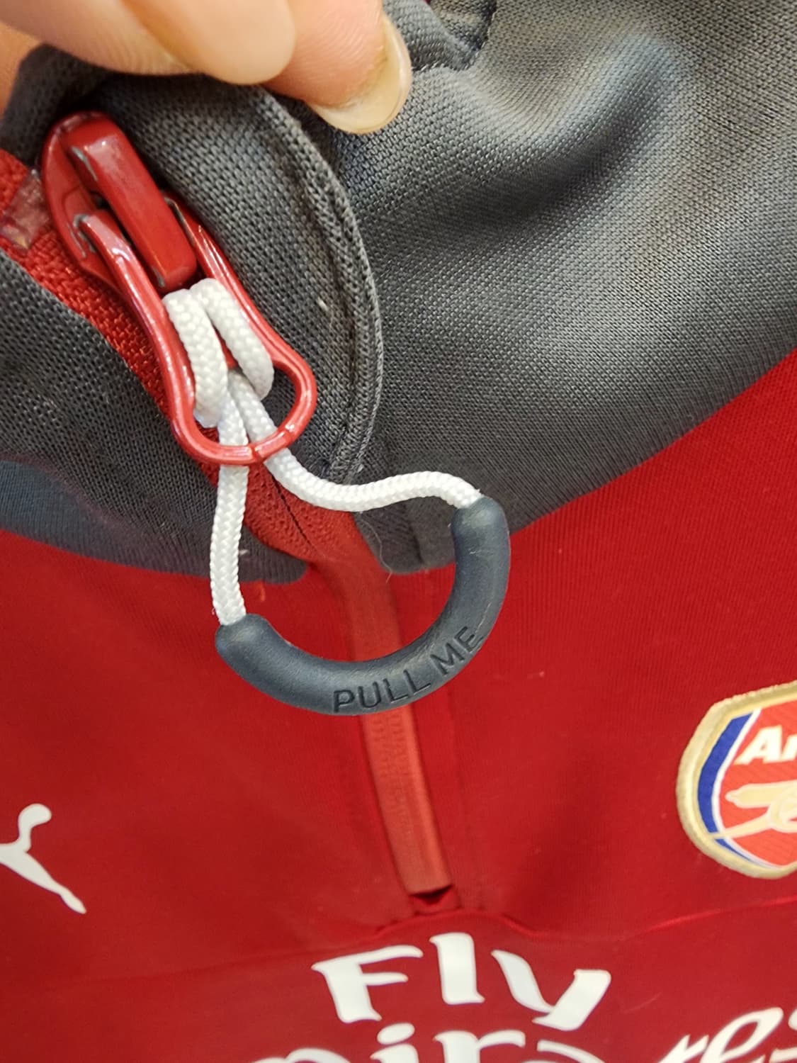 아스날 푸마 점퍼 집업 티셔츠 상품이미지6