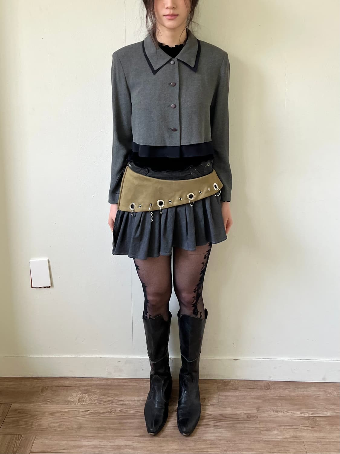 POIGNET 레이어드 크롭 자켓 상품이미지8