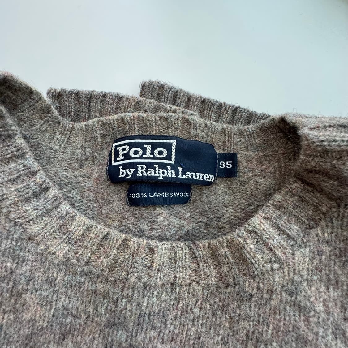 폴로 랄프로렌 램스울 니트 스웨터 95 상품이미지8