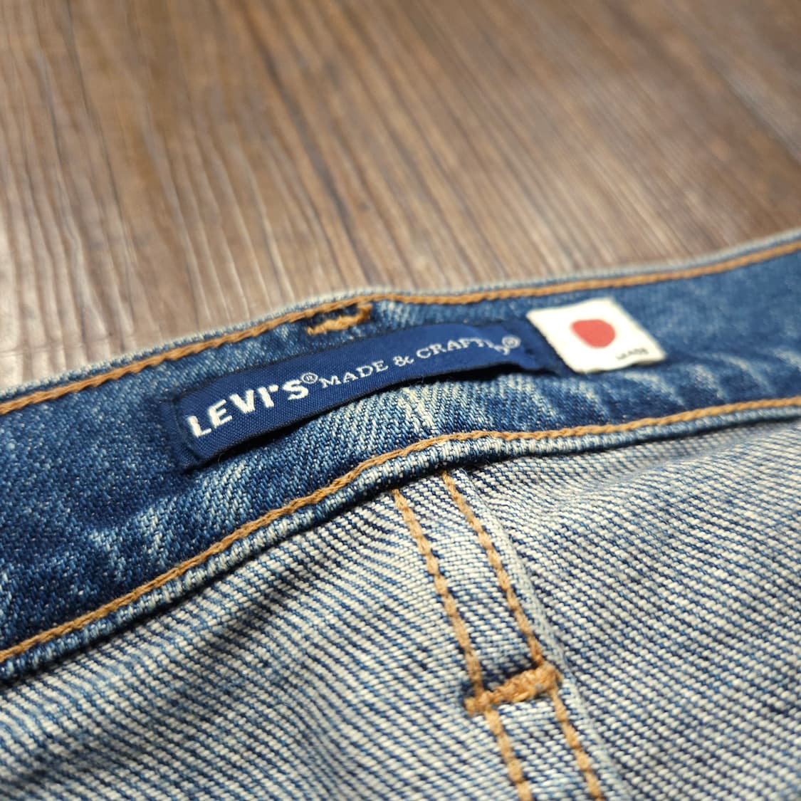 리바이스 메이드 앤 크래프티드 블루탭 일판 셀비지 데님 팬츠 상품이미지9