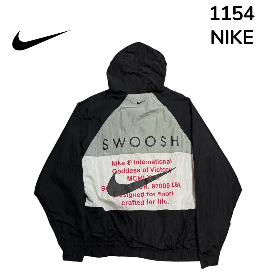 나이키 더블 스우시 바람막이 XXL 상품이미지3