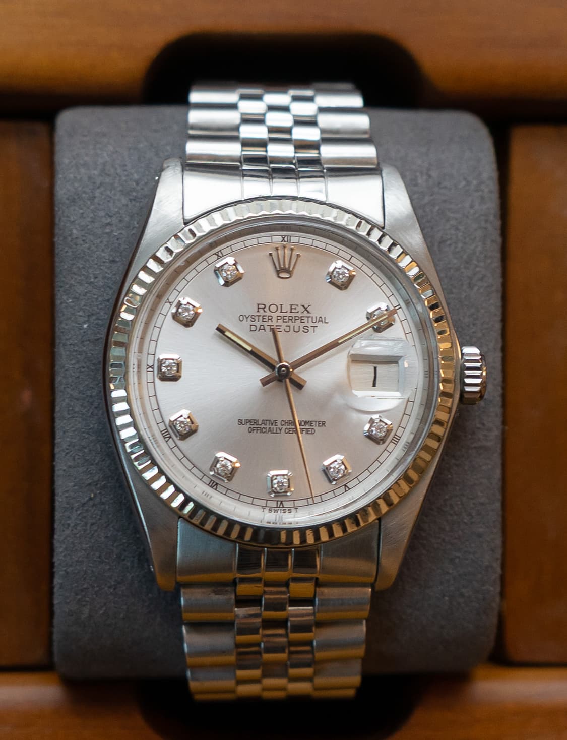 롤렉스 데이저스트 1601 실버 텐포인트 빈티지 시계 상품이미지1