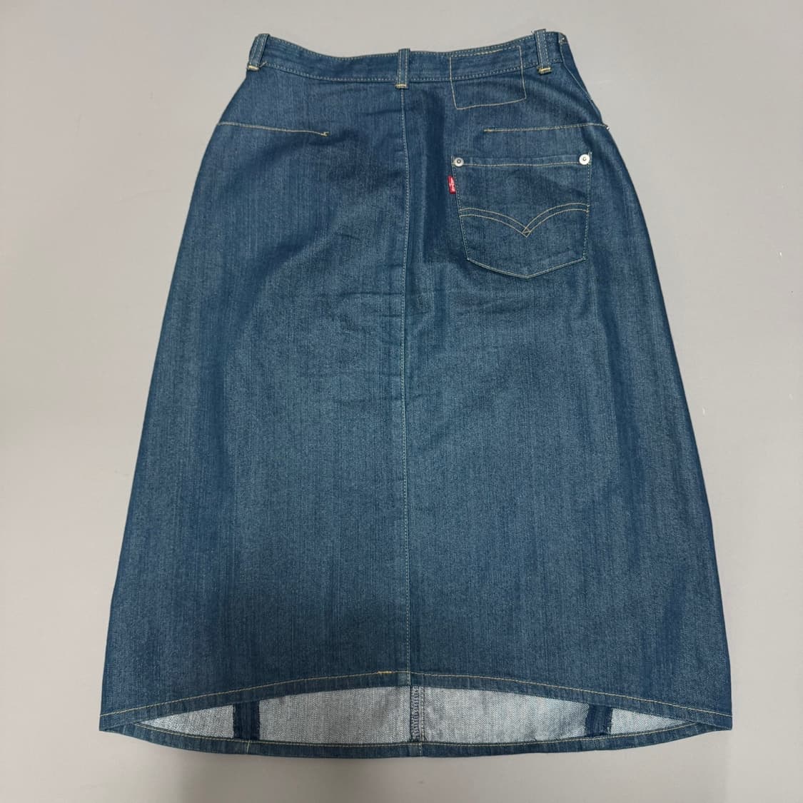 리바이스 엔지니어드 진(Levi's) 라이트블루 워시드 데님 스커트 상품이미지8