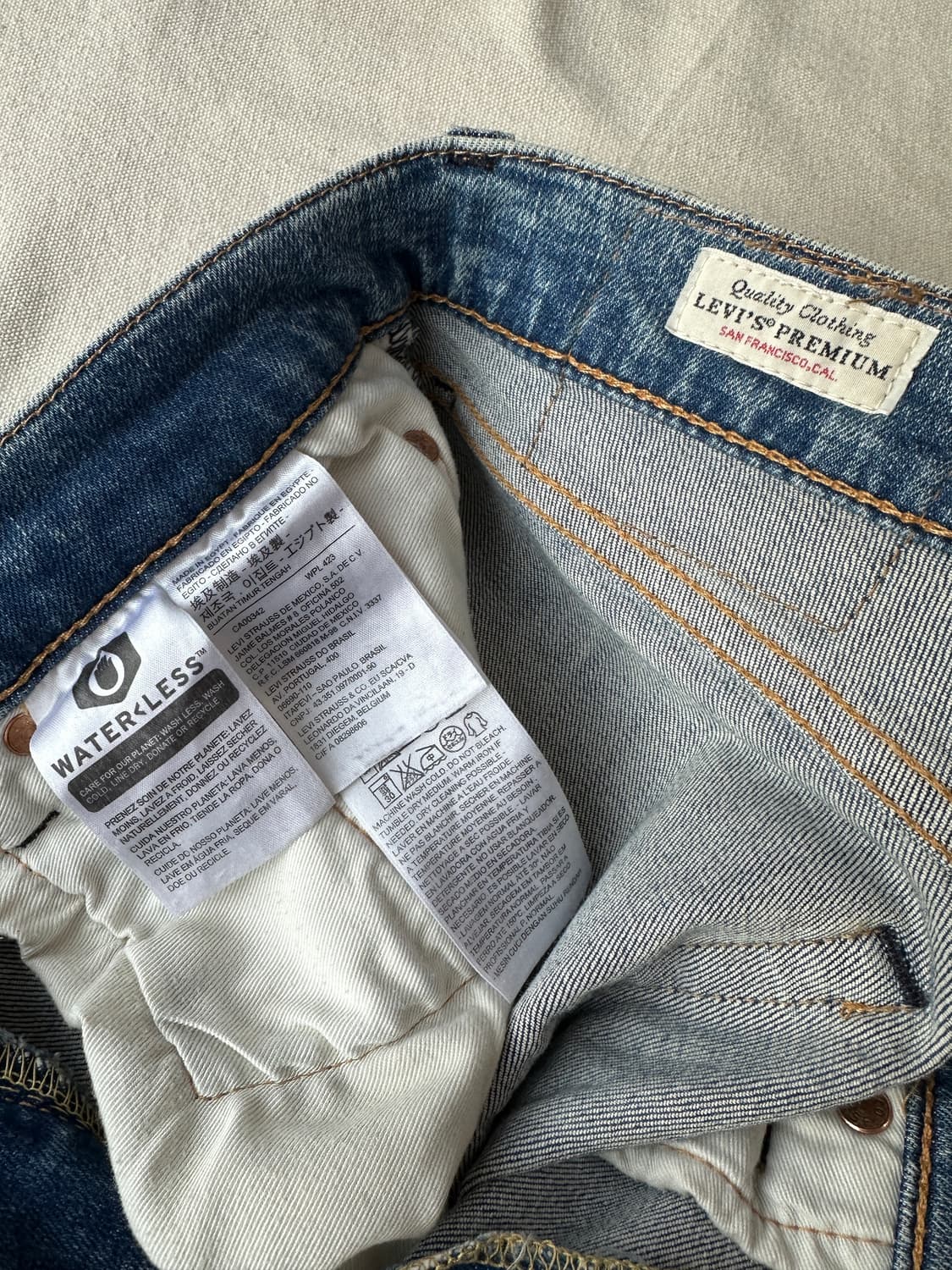 리바이스 511 연청 데님 팬츠 32 상품이미지4