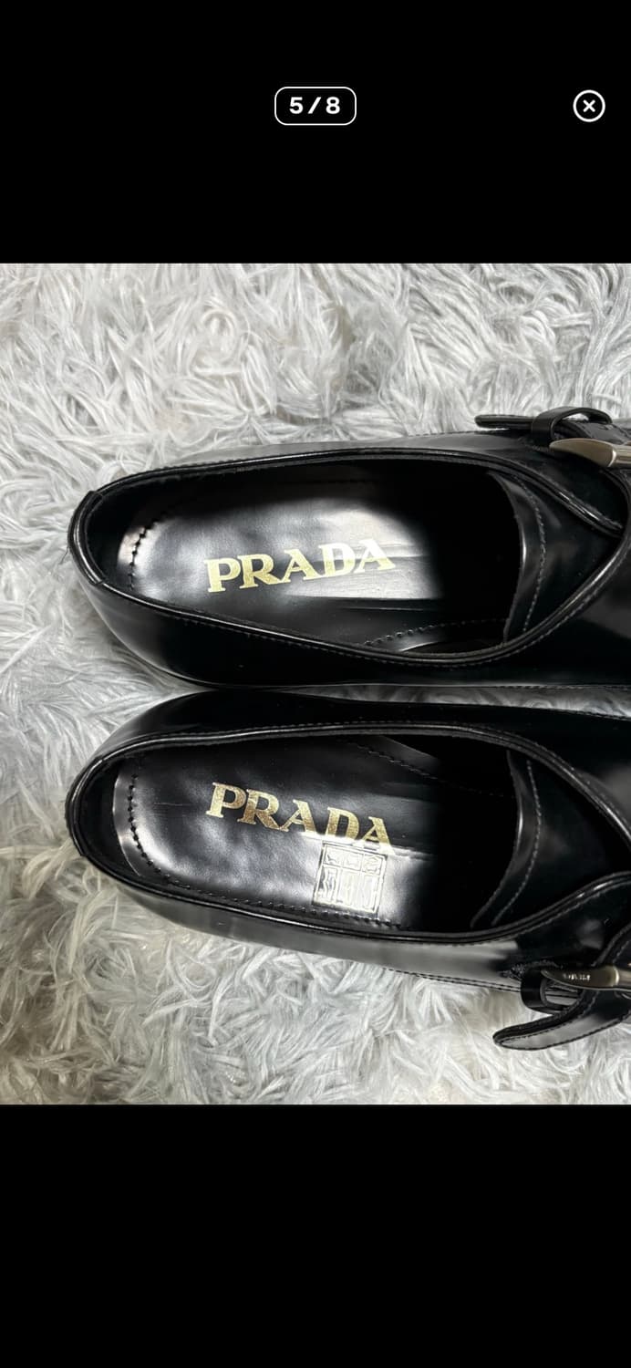 Prada 빈티지 몽키스트랩슈즈 상품이미지4