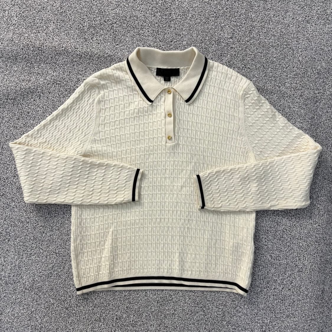 L 자라 케이블 니트 폴로 스웨터 0311J 상품이미지1