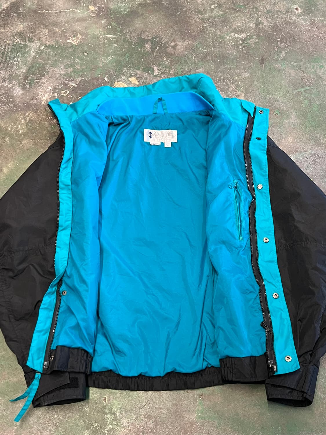 90's [XL] 빈티지 콜롬비아 Bugaboo 컬러블록 나일론 셸 자켓 상품이미지8