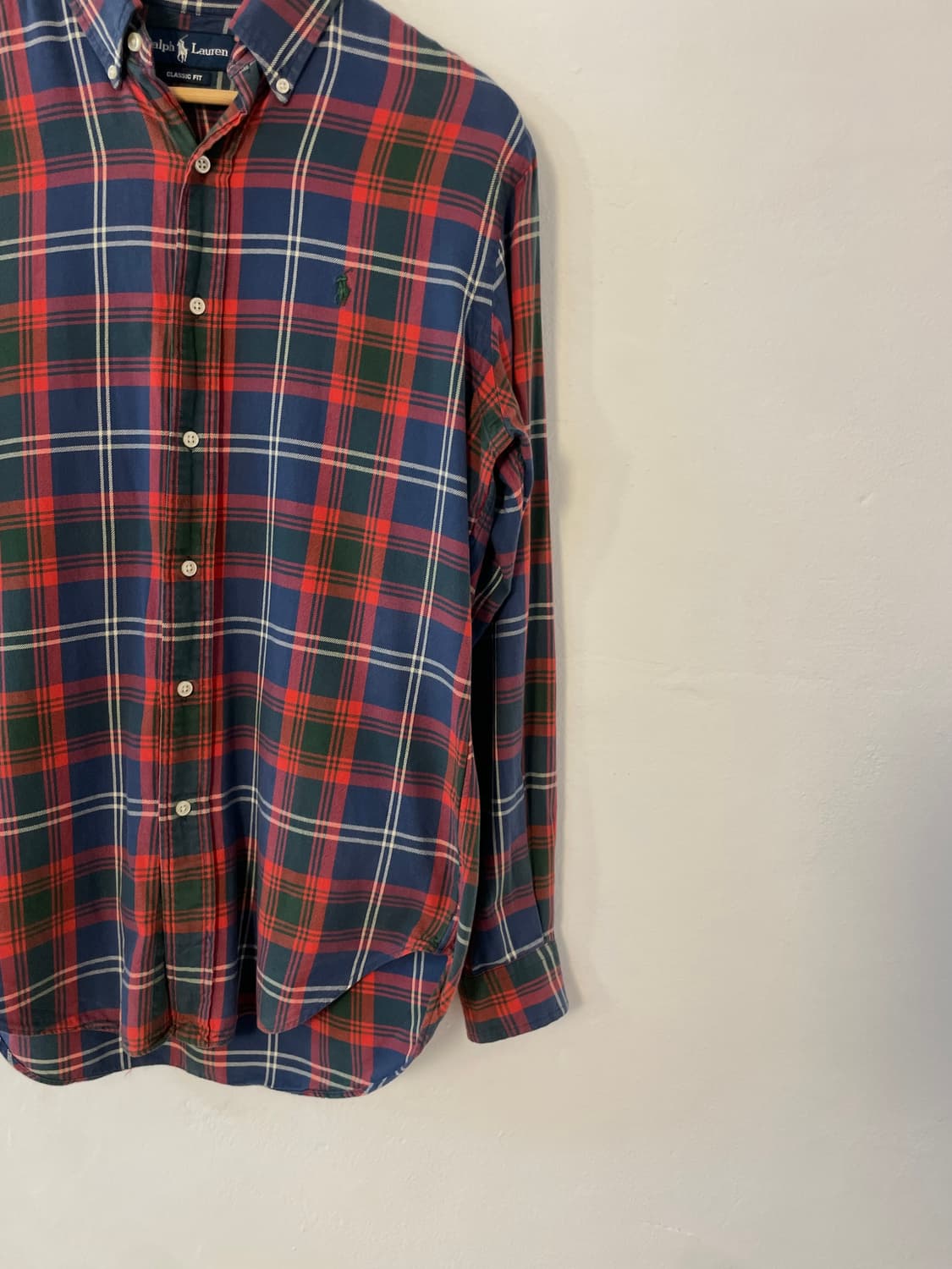 폴로 클래식핏 체크 셔츠  상품이미지4