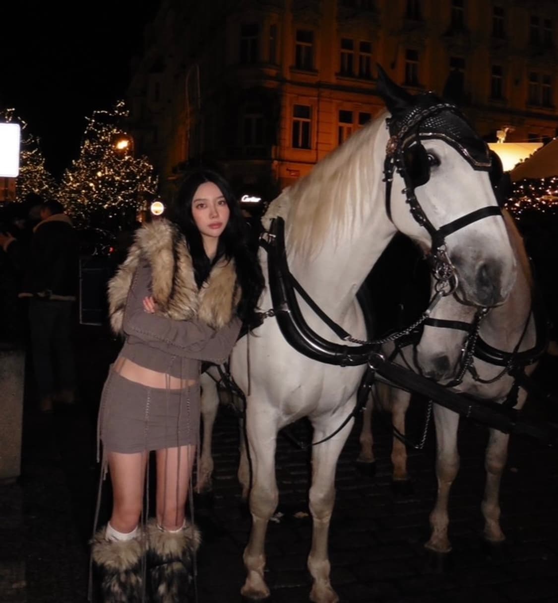 jaded london 제이디드런던 퍼 조끼 L 상품이미지3