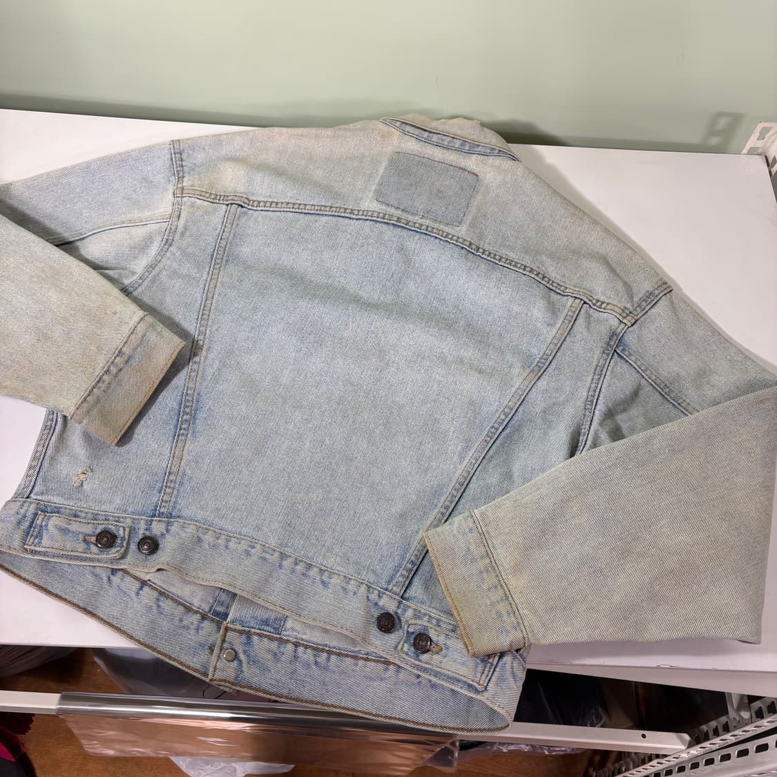 95-100 리바이스 연청 오버핏 데님자켓 상품이미지3