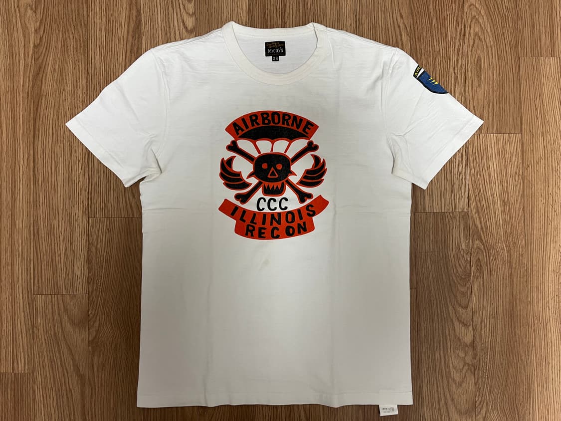 The Real McCoy’s 리얼 맥코이 반팔 티셔츠 Sz.38 상품이미지2