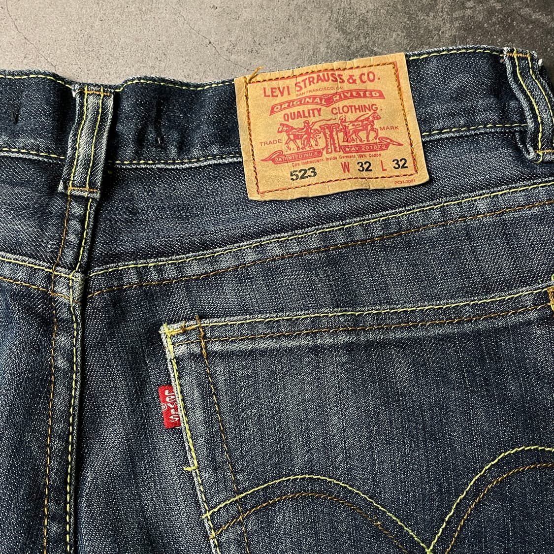 LEVI'S 리바이스523 루즈 스트레이트핏 코튼 데님 팬츠 A00659 상품이미지7