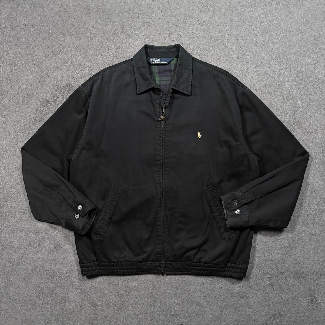 폴로 블랙 스윙톱 블루종 자켓 상품이미지1