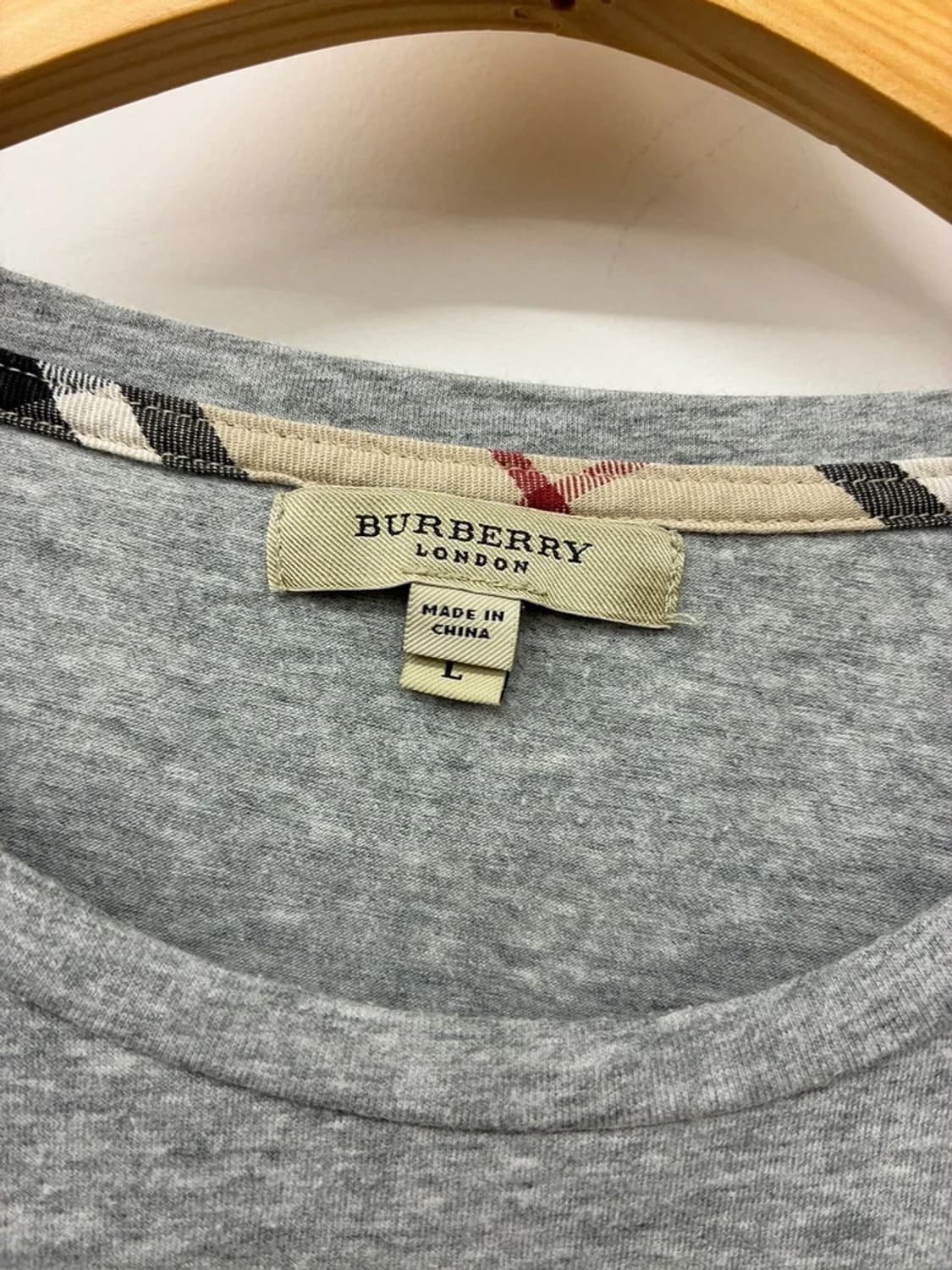 버버리 00's 하우스 체크 반팔 티셔츠 PN9767 상품이미지5