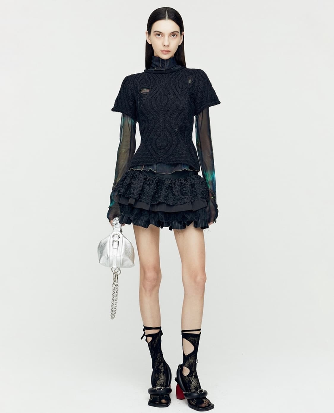 Andersson Bell Micro Tutu Skirt Black 상품이미지1