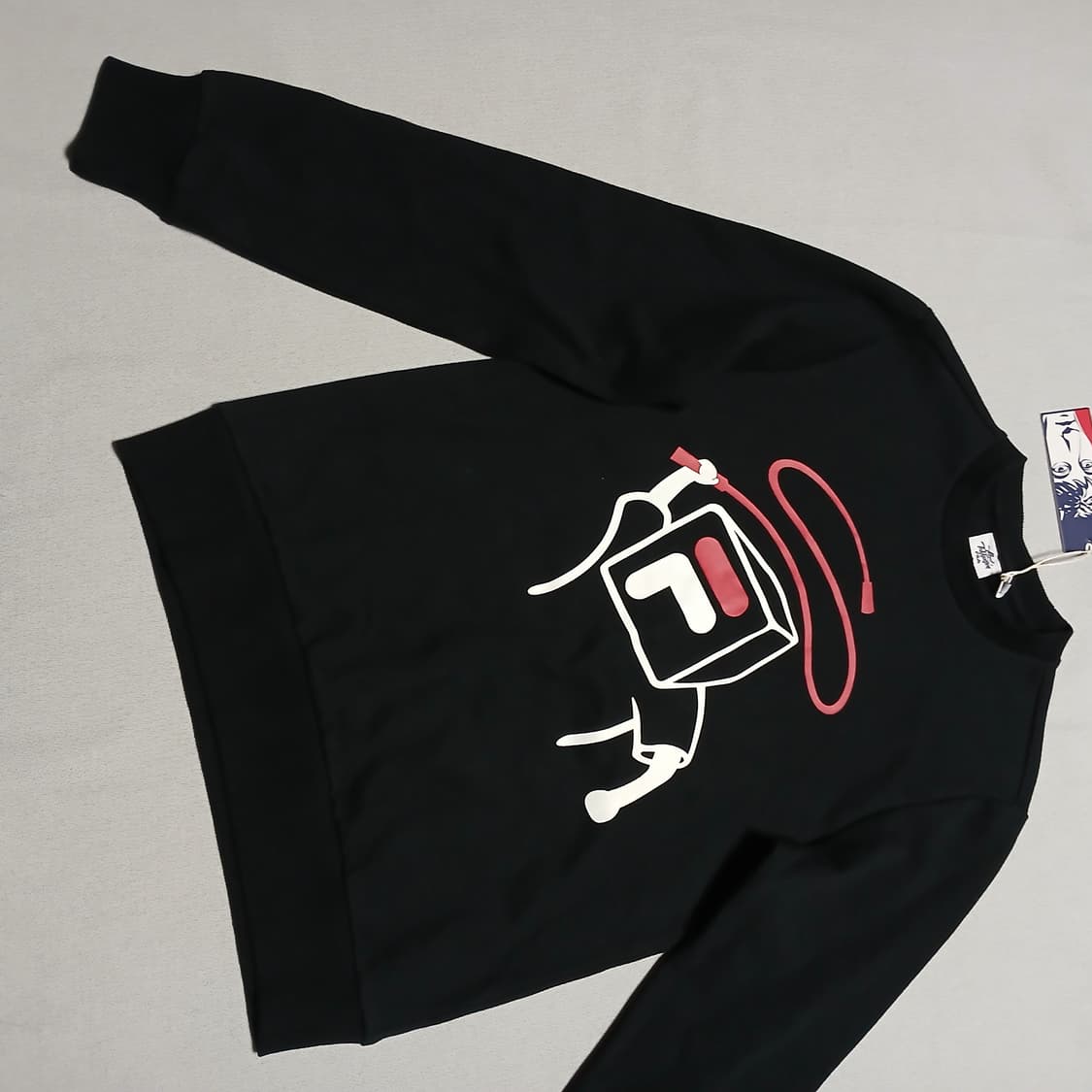 택붙은 우왁굳 우왁굳즈 휠라 스웻셔츠 맨투맨 한정판 상품이미지3