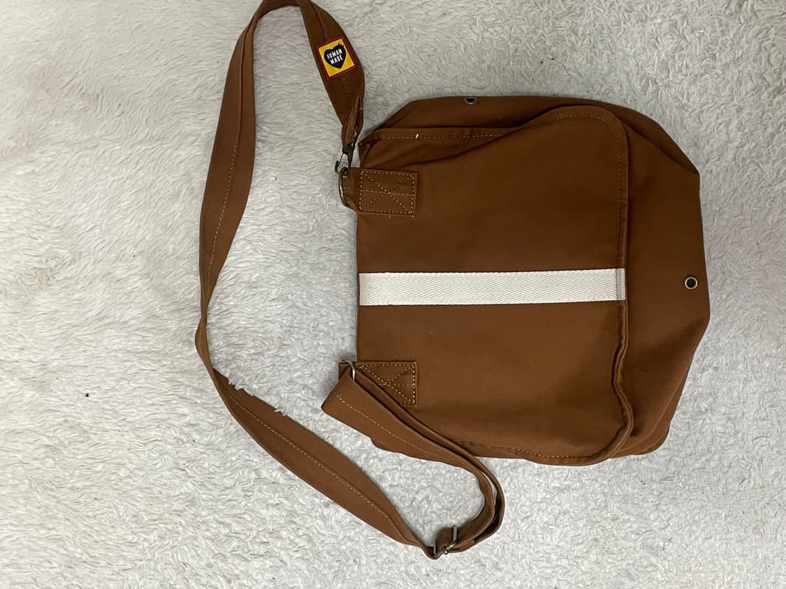 휴먼메이드 게임백 브라운 크로스백 양품 상품이미지5