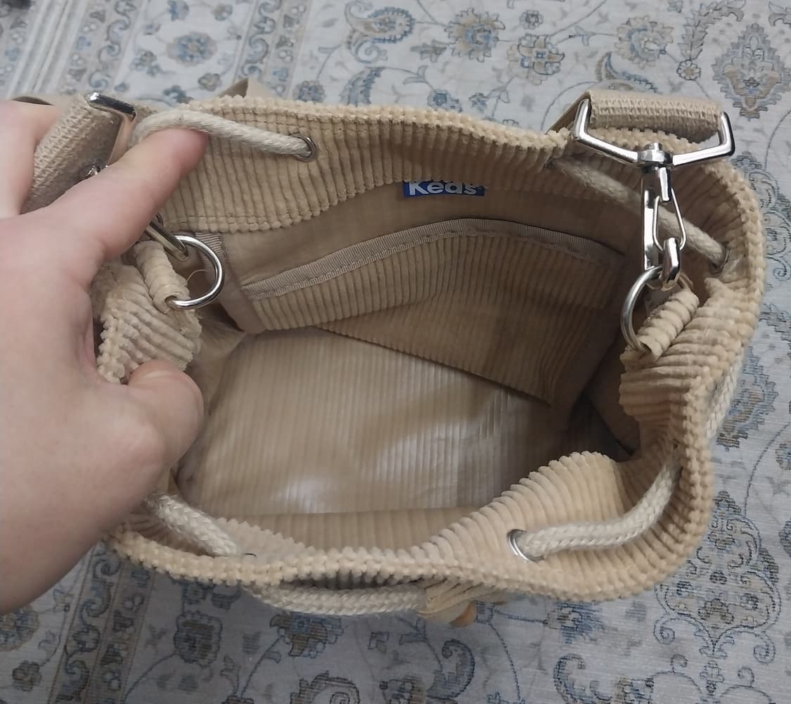 케즈 코듀로이 버킷백 / 숄더백 상품이미지5