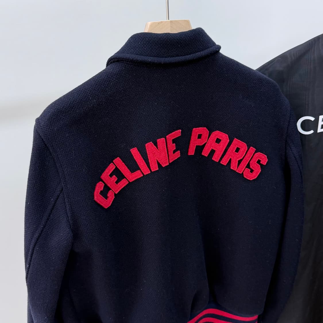 [S+급/36] 셀린느 여성 울 테디 자켓 블랙 상품이미지5